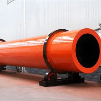 連續式木屑轉筒冷卻干燥機回轉式食品烘干機