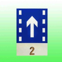 車道行駛方向標志牌 led分道標志牌 自發光交通標志支持定制
